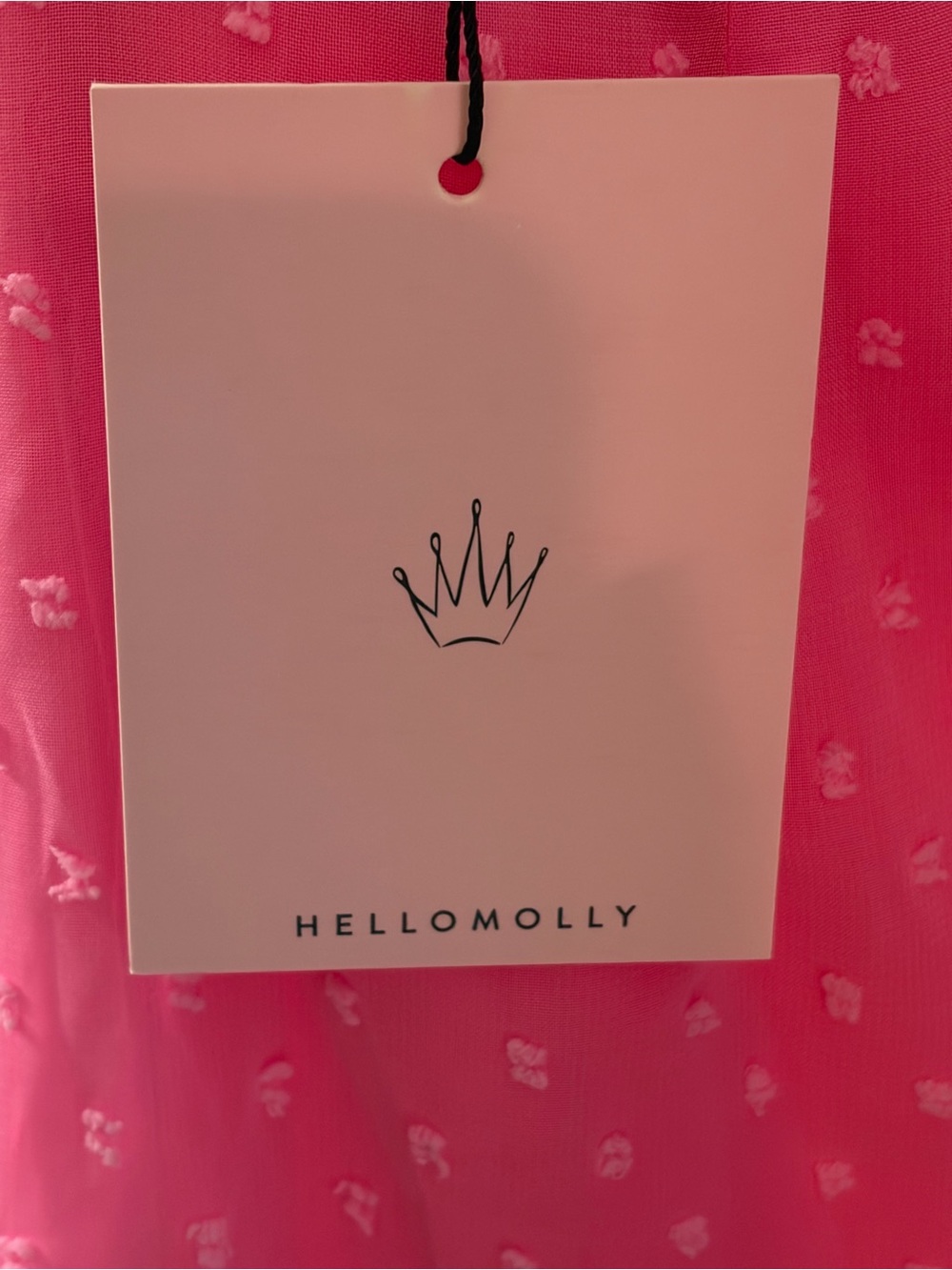 Hello Molly Pink Strapless Ruffle Mini Dress - Picture 3 of 3